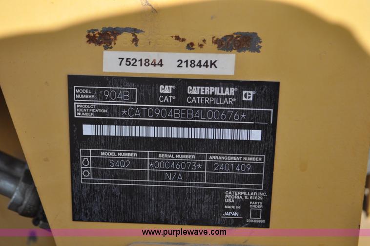 image for item F2100 2006 Caterpillar 904B compact wheel loader