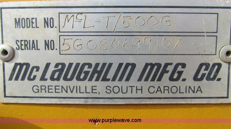 image for item I3201 Mclaughlin MCL-T/500G water vacuum mounted on a trailer