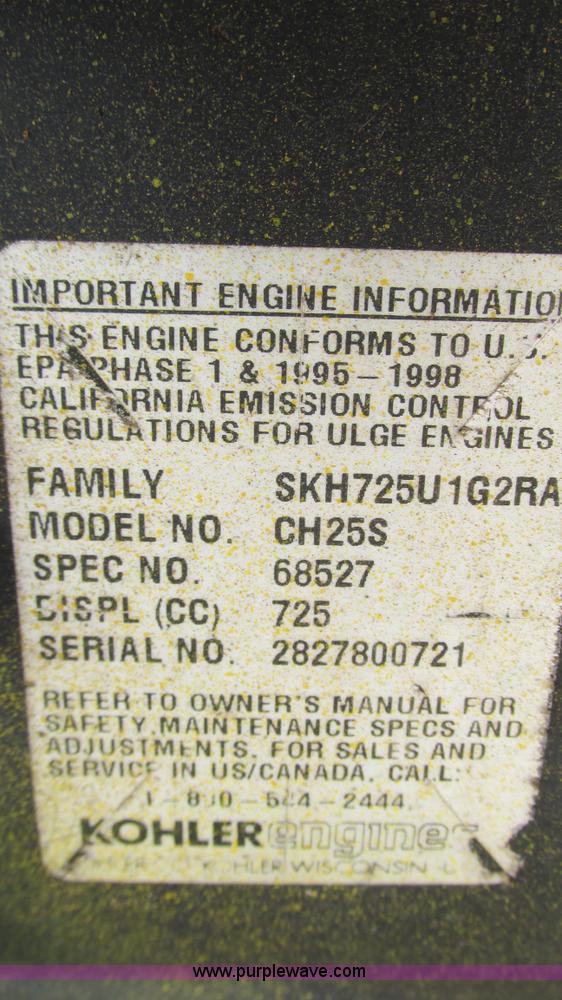 image for item I3201 Mclaughlin MCL-T/500G water vacuum mounted on a trailer