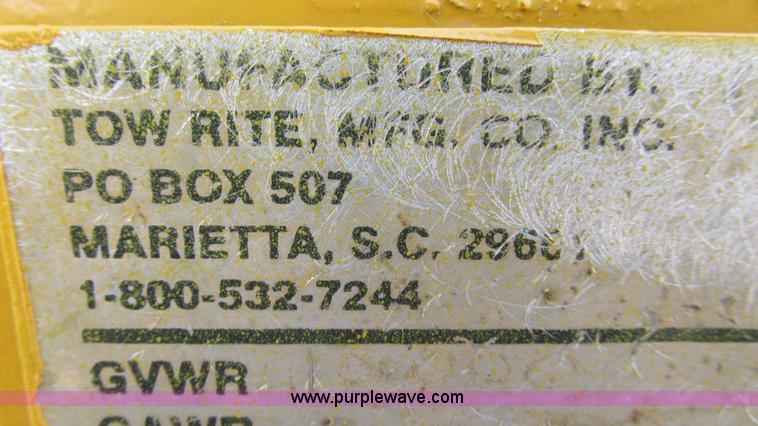 image for item I3201 Mclaughlin MCL-T/500G water vacuum mounted on a trailer