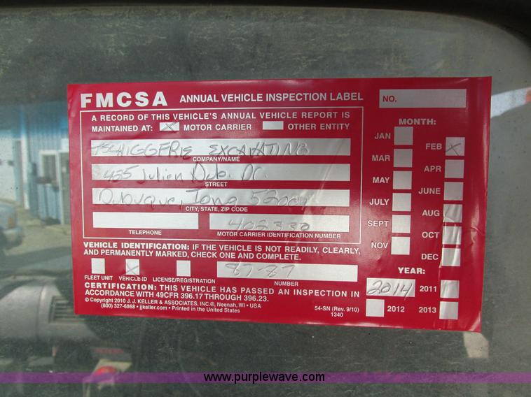 image for item I4121 1987 Ford L8000 dump truck