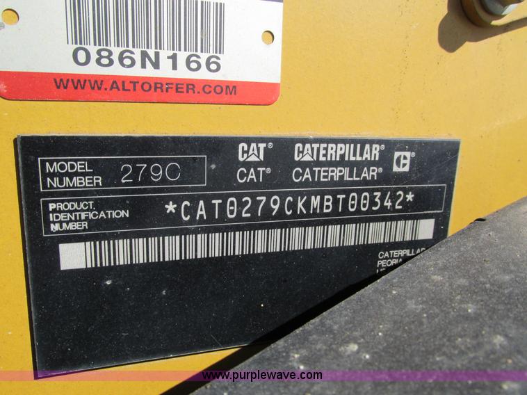 image for item I4122 2008 Caterpillar 279C skid steer