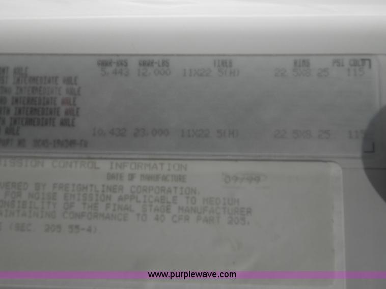 image for item I5903 2000 Sterling dump truck