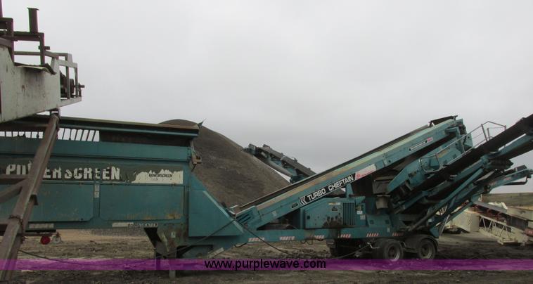 image for item I6043 2006 Powerscreen Turbo Chieftain dual deck screen