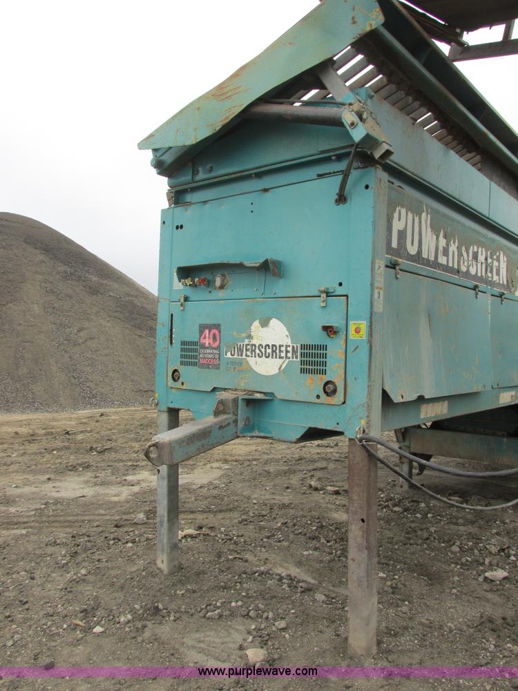 image for item I6043 2006 Powerscreen Turbo Chieftain dual deck screen