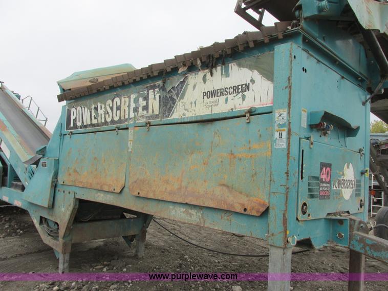 image for item I6043 2006 Powerscreen Turbo Chieftain dual deck screen