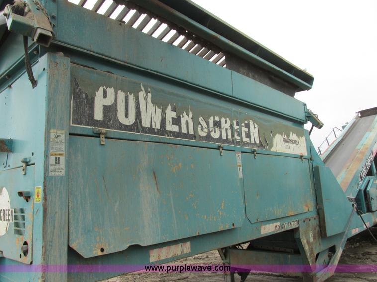 image for item I6043 2006 Powerscreen Turbo Chieftain dual deck screen
