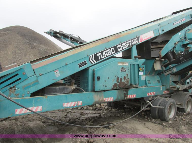 image for item I6043 2006 Powerscreen Turbo Chieftain dual deck screen