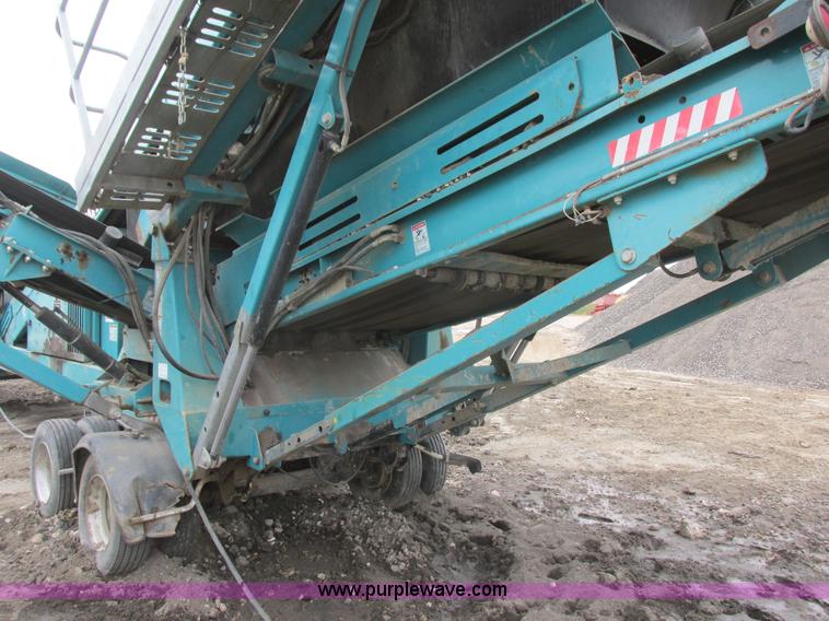image for item I6043 2006 Powerscreen Turbo Chieftain dual deck screen