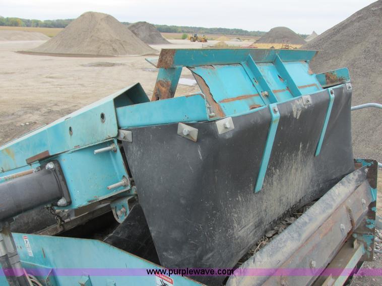 image for item I6043 2006 Powerscreen Turbo Chieftain dual deck screen