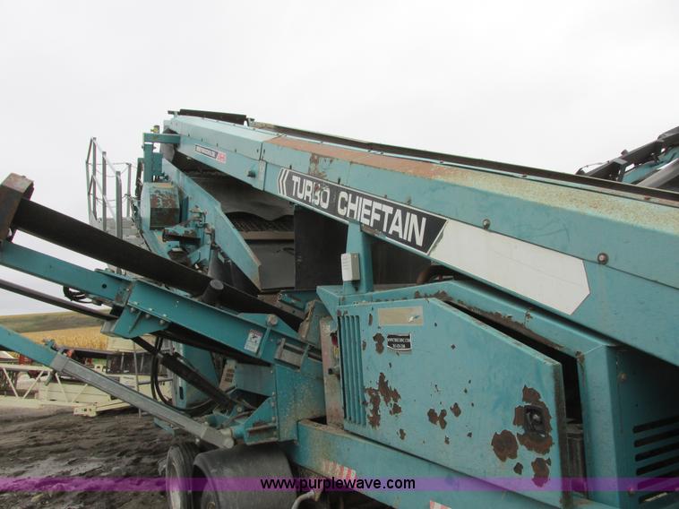 image for item I6043 2006 Powerscreen Turbo Chieftain dual deck screen