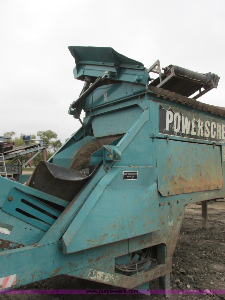 image for item I6043 2006 Powerscreen Turbo Chieftain dual deck screen