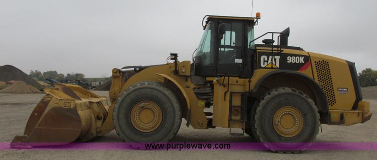 image for item I6050 2011 Caterpillar 980K wheel loader