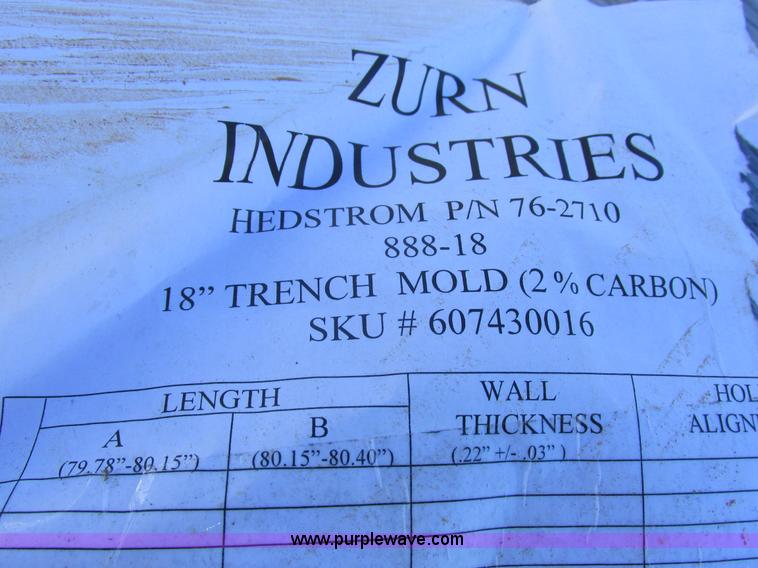 image for item I8909 Zurn Industries 18" trench mold