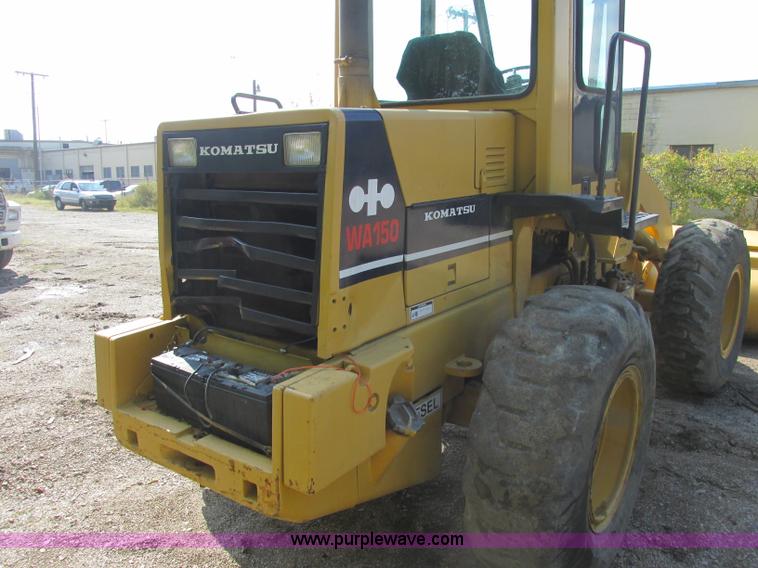 image for item J2384 1987 Komatsu WA150 wheel loader
