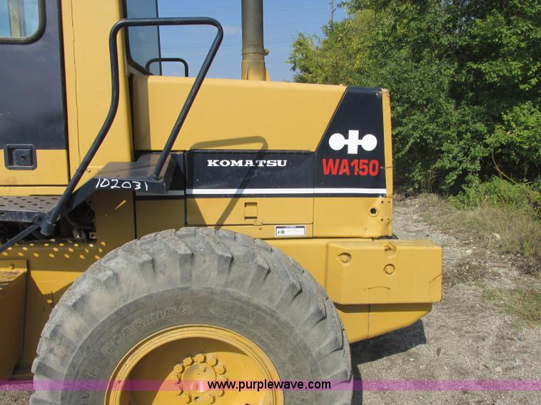 image for item J2384 1987 Komatsu WA150 wheel loader