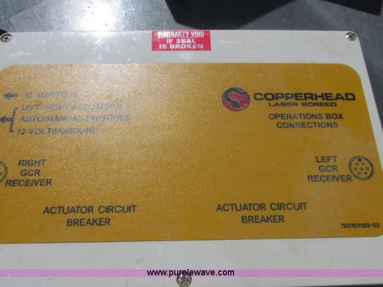 image for item J2401 Copperhead XD 2.0 laser screed