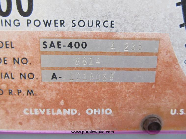 image for item Z9096 Lincoln arc welder/generator