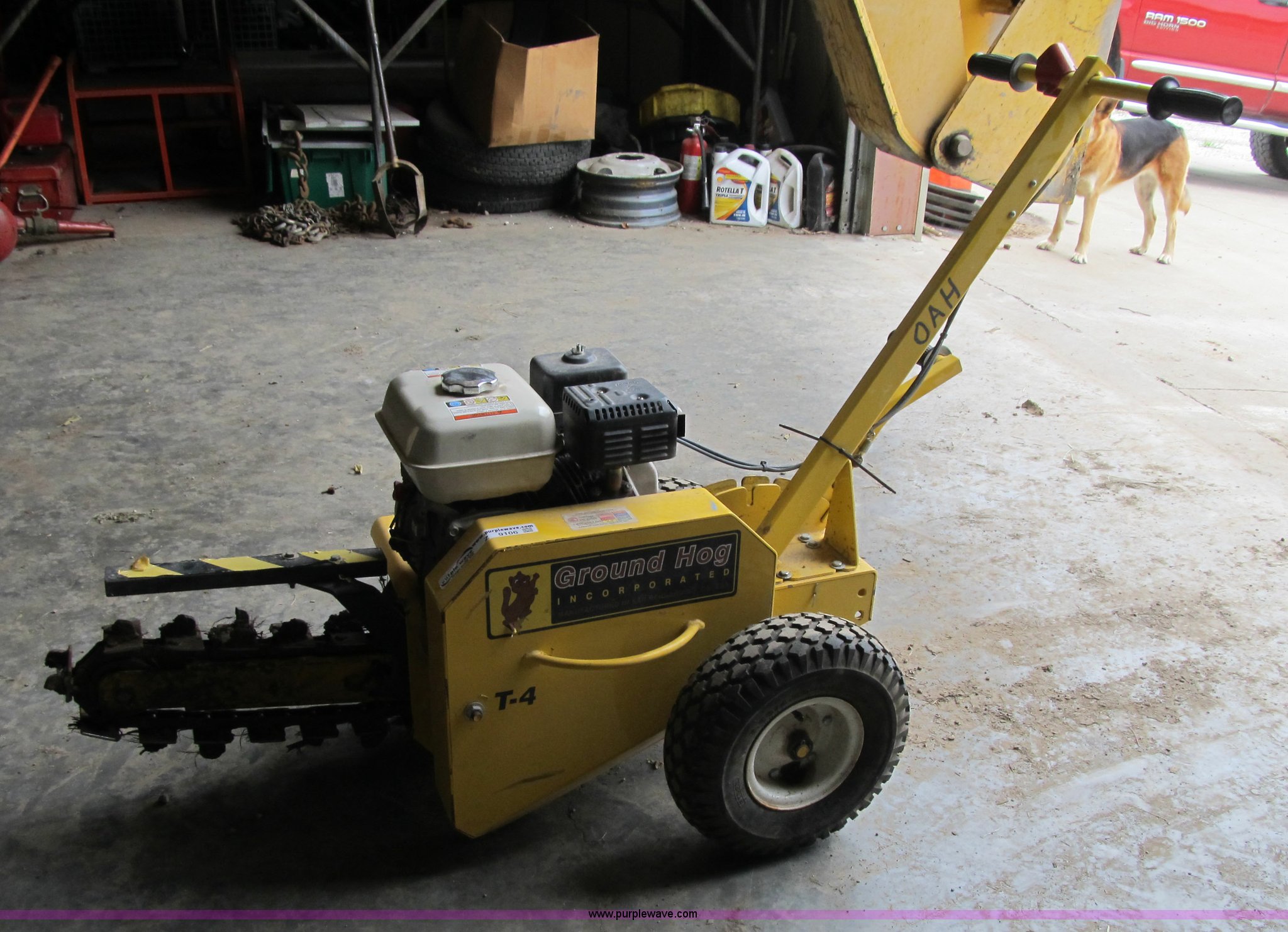 Ground Hog T4 trencher in Oak Grove, MO Item Z9106 sold Purple Wave