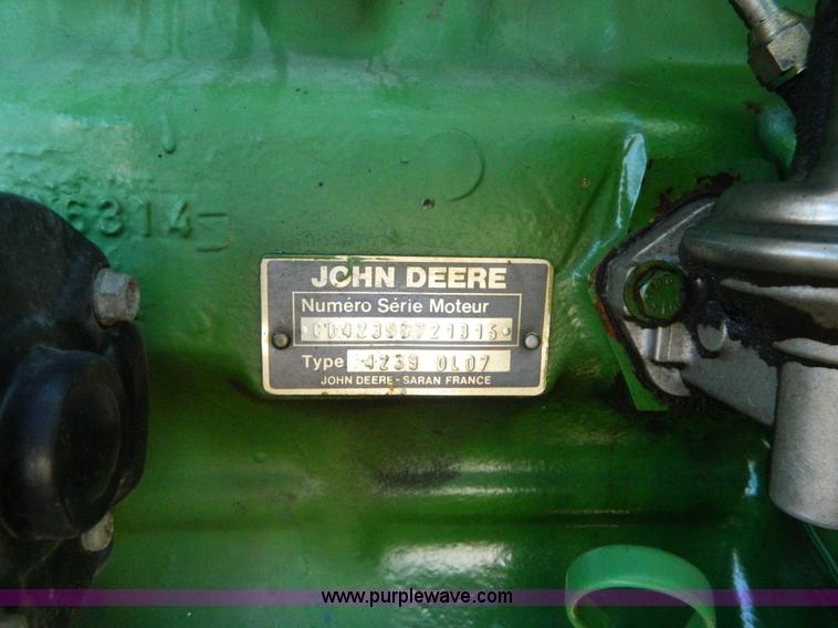 image for item AQ9404 1986 John Deere 2350 tractor