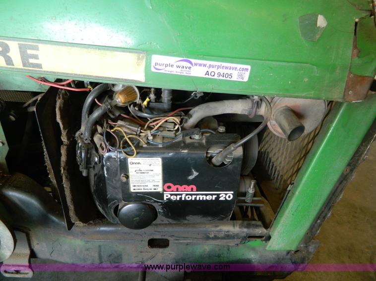 image for item AQ9405 John Deere 420 lawn mower