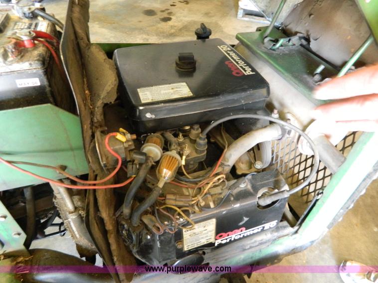 image for item AQ9405 John Deere 420 lawn mower