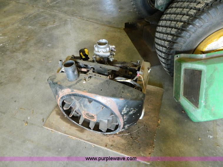 image for item AQ9405 John Deere 420 lawn mower