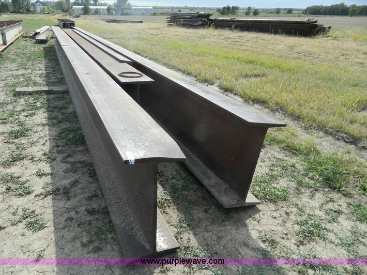 image for item AQ9470 (4) assorted I-beam and C-channel iron