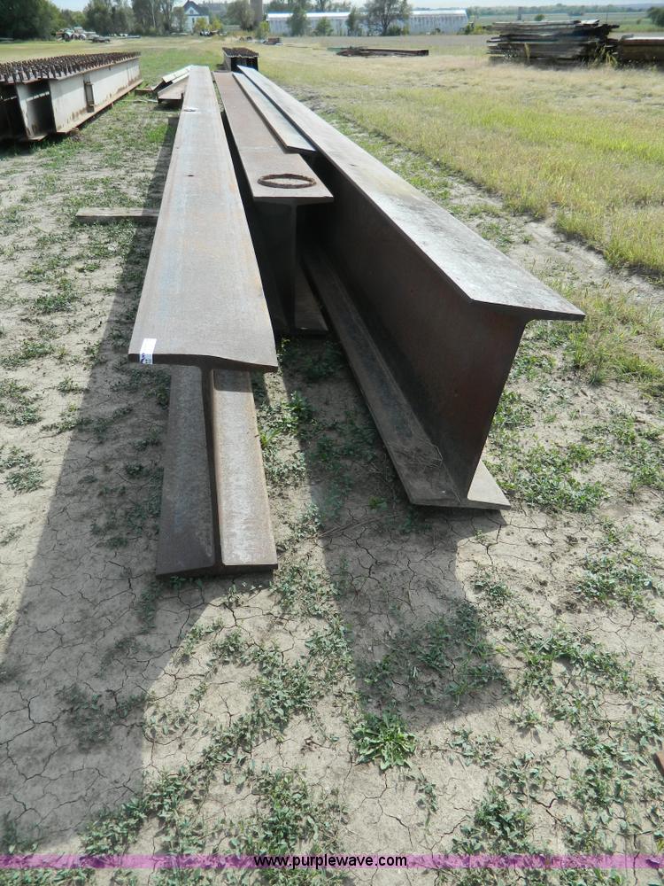 image for item AQ9470 (4) assorted I-beam and C-channel iron