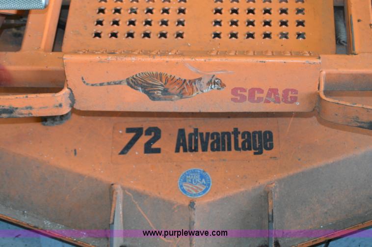 image for item AW9137 Scag STT-29DFI-SS Turf Tiger ZTR lawn mower
