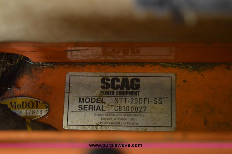 image for item AW9137 Scag STT-29DFI-SS Turf Tiger ZTR lawn mower