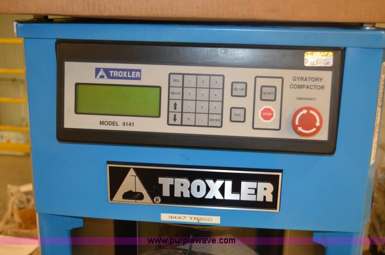 image for item AW9143 2004 Troxler 4141 gyratory compactor