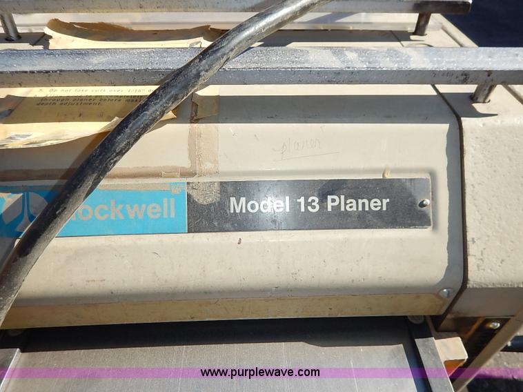 image for item AY9019 Rockwell planer