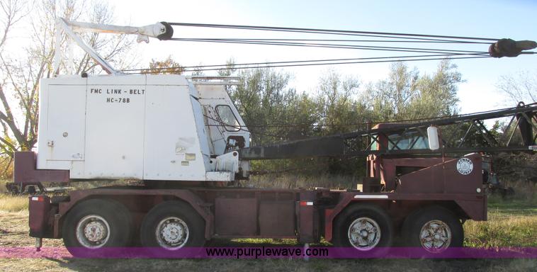 image for item G9907 1965 Link Belt HC-78 truck crane