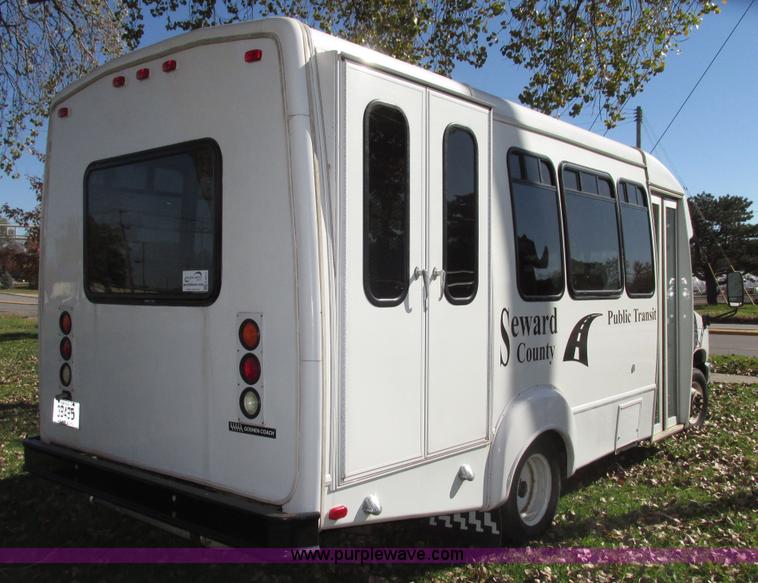 image for item G9911 2008 Ford E450 Super Duty Goeshen coach bus