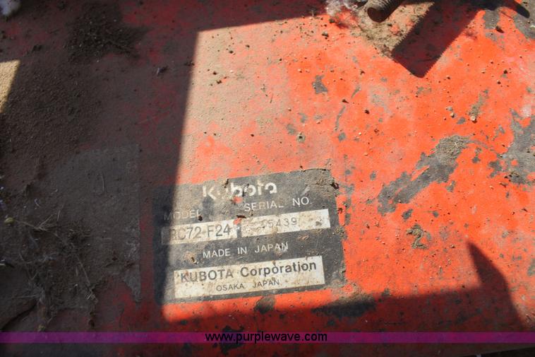 image for item H8789 Kubota F2000 lawn mower