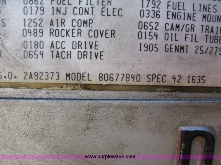 image for item H9469 1988 Pierce pumper fire truck