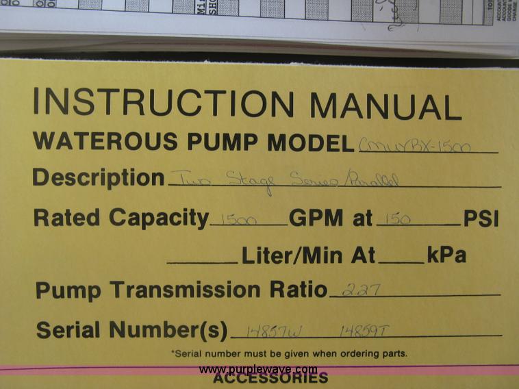 image for item H9469 1988 Pierce pumper fire truck