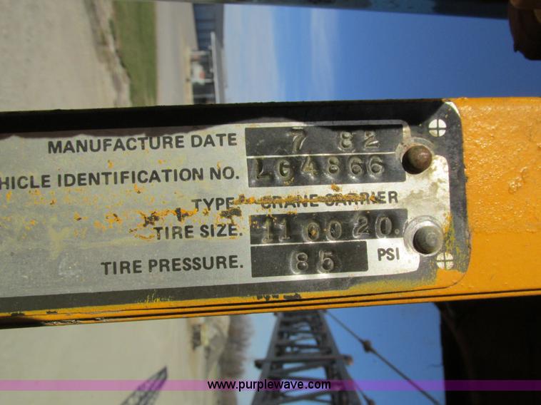 image for item I4105 1982 Little Giant LG4866 crane