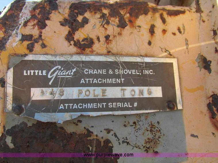 image for item I4110 Little Giant 148 pole tong