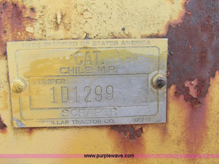 image for item I4112 Caterpillar 60 pull scraper