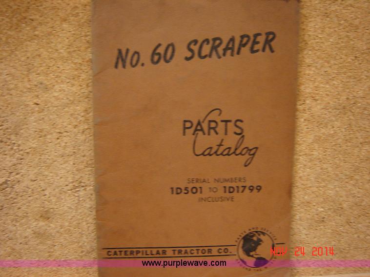 image for item I4112 Caterpillar 60 pull scraper