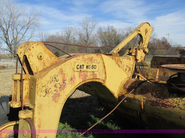 image for item I4113 Caterpillar 60 pull scraper