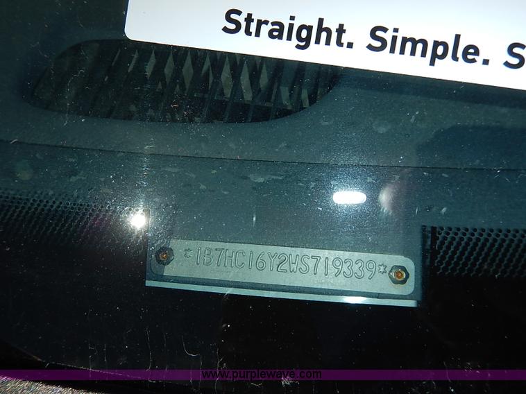 image for item I5312 1998 Dodge Ram 1500 pickup truck