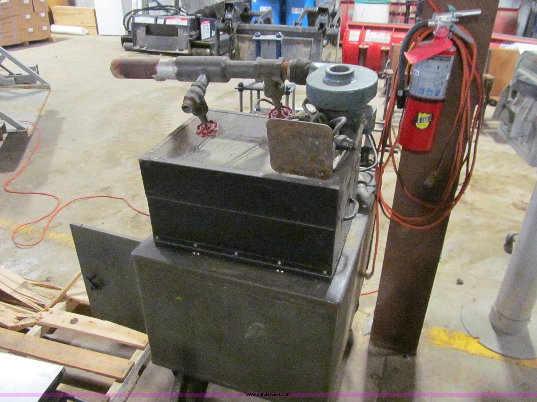 Assorted foundry equipment in Des Moines, IA Item J3373 sold Purple