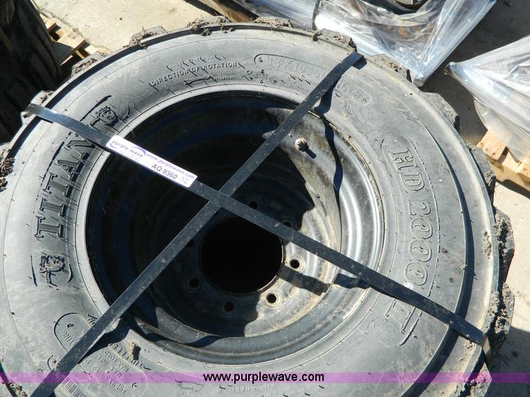 image for item AQ9360 (2) 33-15.50-16.5 tires