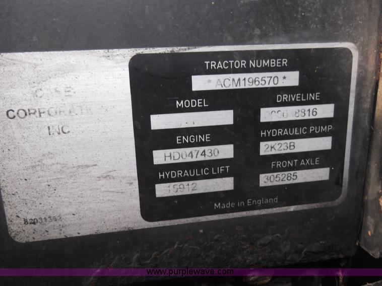 image for item D1282 2004 Case IH MXM120 MFWD tractor