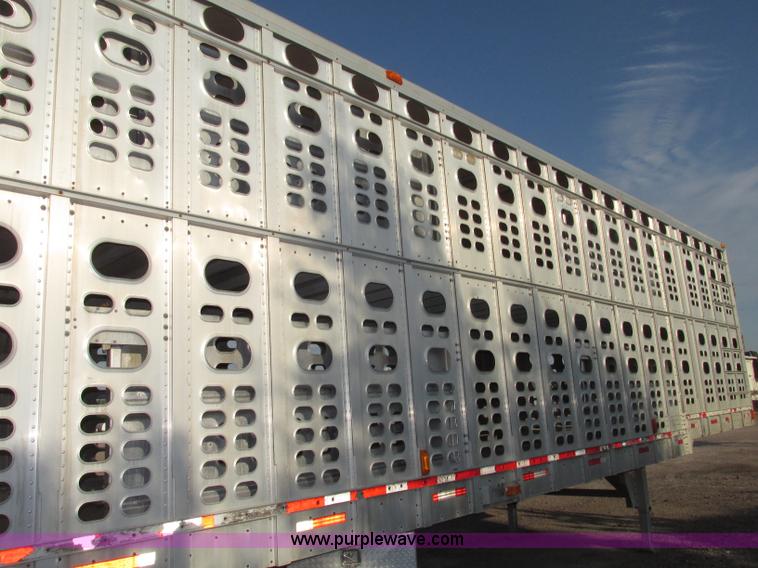 image for item F7463 2000 Wilson Stock Master 53' spread axle livestock trailer
