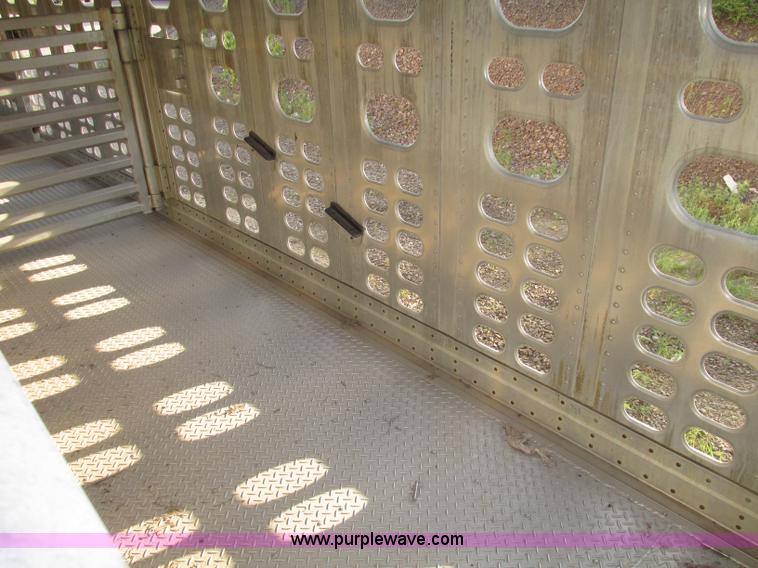 image for item F7463 2000 Wilson Stock Master 53' spread axle livestock trailer