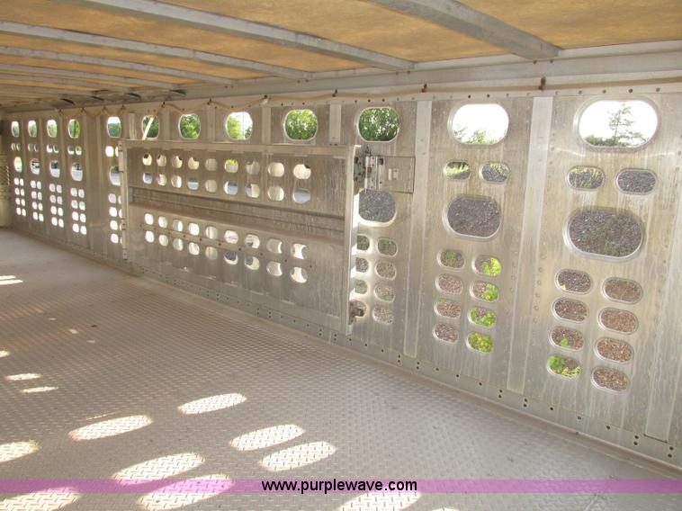 image for item F7463 2000 Wilson Stock Master 53' spread axle livestock trailer